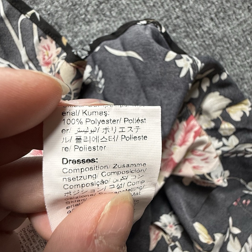 Plus Size 4X Black Floral Maxi Dress Pink Ruffle Shrug Shawl Cardigan Set - Picture 13 of 16